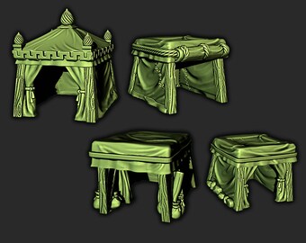 Tabletop Gelände Schlangenbrunnen Wüste 28mm für Warhammer Age of Sigmar o.Ä.