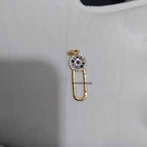 Blue Sapphire Diamond 925 Sterling Silver Enhancer Lock Charm Pendant,Designer Silver Diamond Blue Sapphire Lock,Handmade Pendant Jewelry
