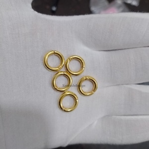 14k Solid Gold Round Enhancer Charm Holder Clasp,Round Enhancer Charm Lock 14k Solid Gold Clasp,Handmade Clasp Jewelry