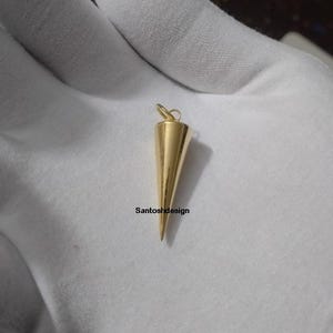 Beautiful 925 Streling Silver Pendulum Charm Pendant,Designer Pendulum Silver Charm Pendant,Spike Charm Pendant,handmade Pendant Jewelry
