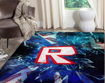 Gaming Rug Etsy - rug roblox