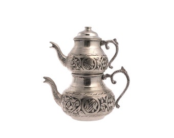 Cobre Turco Tea Pot Set Cobre Samovar Caydanlik Tradicional Etsy Cobre Turco Tea Pot Set Cobre Samovar Caydanlik Tradicional Etsy