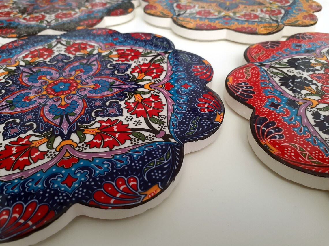 Ceramic Trivets for Hot Pots Pans. Handmade Decorative Etsy