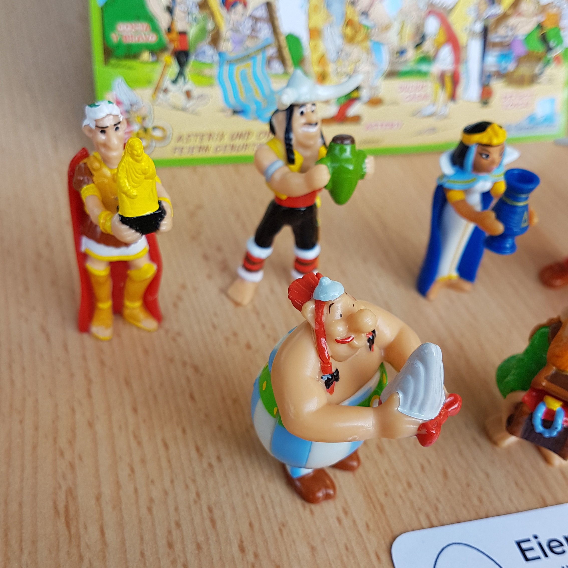 FULL SET Asterix 50th anniversary 1.3" miniatur figurines SPECIAL EDITION kinder 