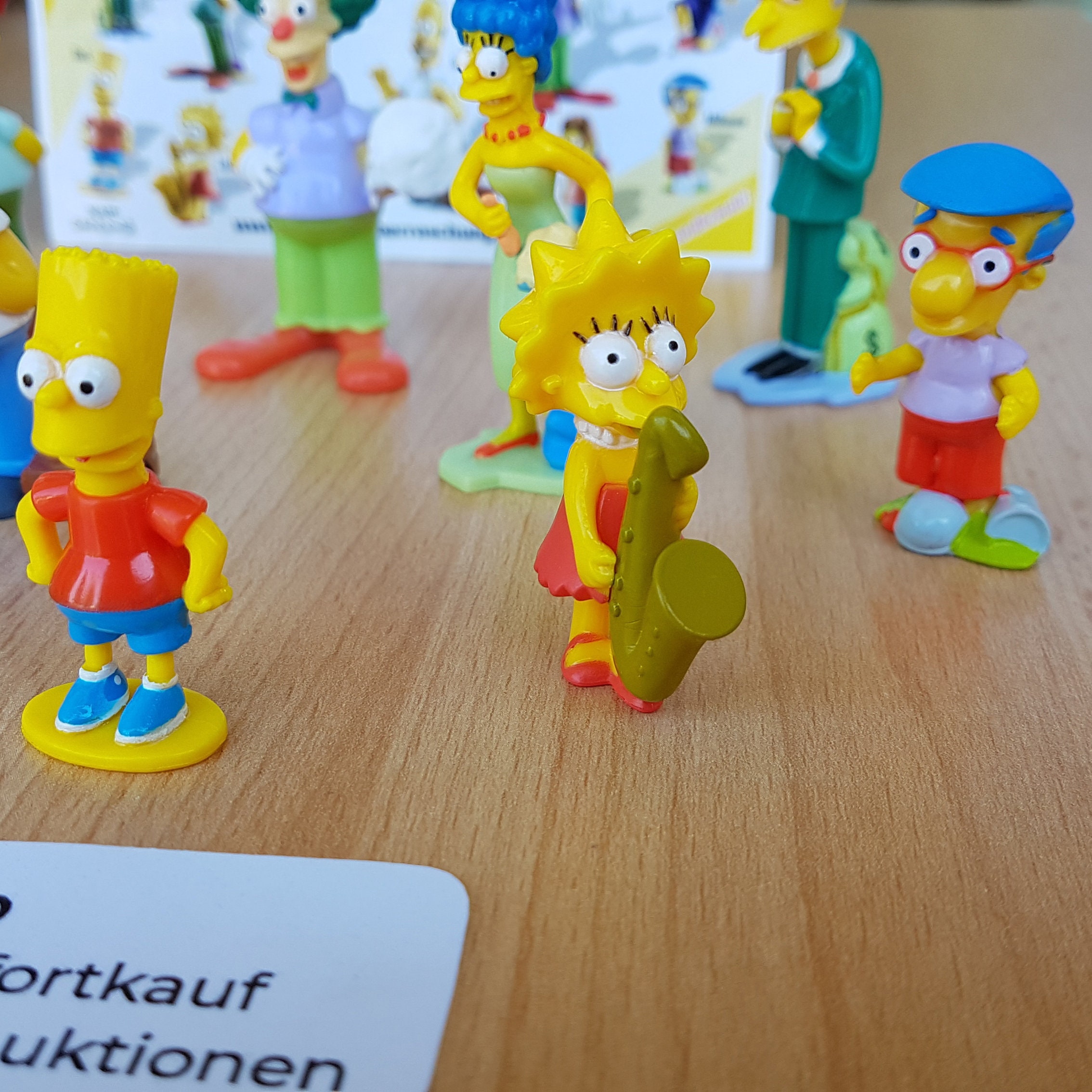 Vintage Toys, Collectible, Die Simpsons, with Mr Burns, Krusty