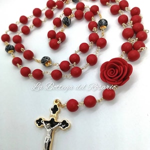 Seven Sorrows Of Mary Chaplet, Catholic Rosary, Seven sorrow Rosary, Made in Italy.