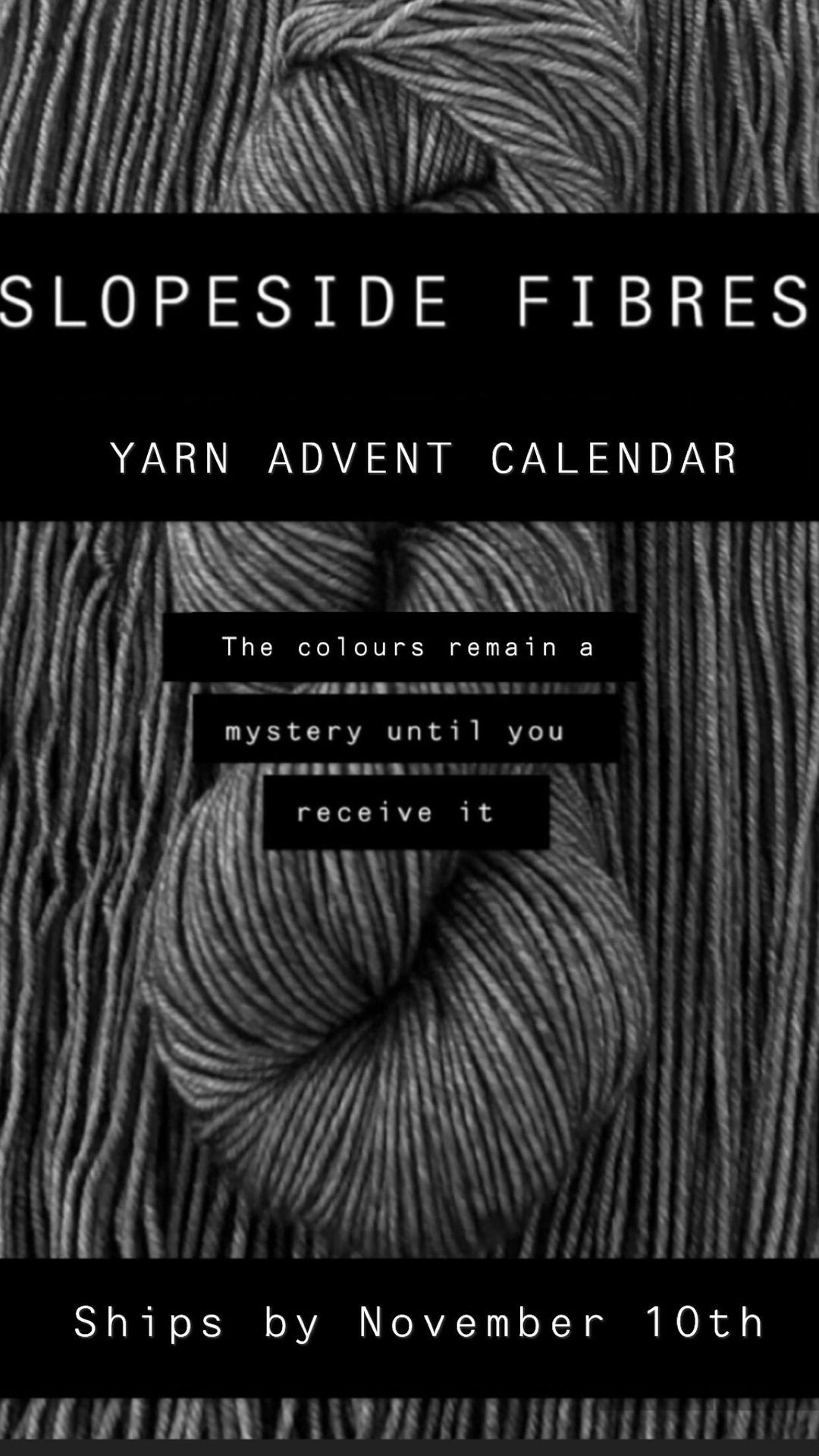 2024 Yarn Advent Calendar, Knitting Advent Calendar, Crochet Advent