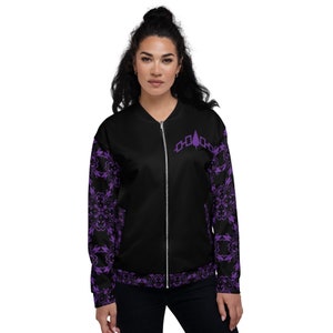Iroquois Wolf Dreamcatcher Unisex Bomber Jacket