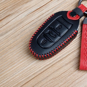 Étui porte-clés en cuir, étui pour télécommande intelligent, porte-clés, compatible Peugeot 408 4008 3008 5008 308 301 508 2008 pour série Citroën