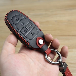kwmobile Schlüsseltasche Autoschlüssel Hülle für Hyundai, Schlüsselhülle  Schlüssel Case Cover, KOMPATIBEL MIT: passend für Hyundai 3-Tasten Klapp  Autoschlüssel