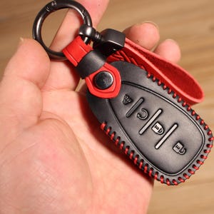 Leather Key Fob Cover: Chevy Cruze, Spark, Sonic, Camaro, Malibu, Volt