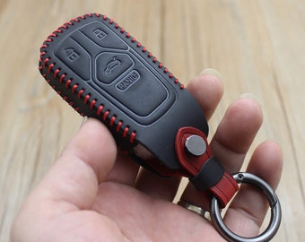 Tukellen for Audi Key Fob Cover Genuine Leather with Keychain,Leather Key Case Protector Compatible Audi A4 Q7 Q5 TT A3 A6 SQ5 R8 S5 Smart Key-Green Tukellen for Audi Key Fob Cover Genuine Leather with Keychain,Leather Key Case Protector Compatible Audi A4 Q7 Q5 TT A3 A6 SQ5 R8 S5 Smart Key-Green