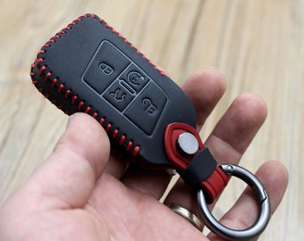 TPU Key Fob Cover with Varnished Buttons for VW Skoda SEAT 3 Button Car Key Blue High Gloss kwmobile Car Key Cover for VW Skoda Seat 