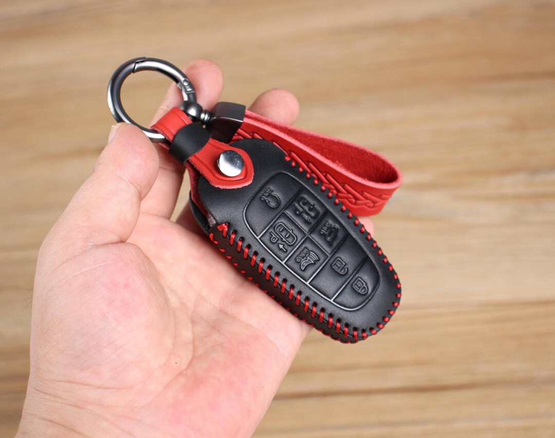 T-carbon Real Glass Fiber Key Fob Cover For Hyundai - Fits Palisade, Ioniq 5, Tucson, Sonata, Santa Fe
