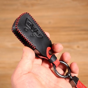 Étui à clés en cuir, porte-clés, étui pour porte-clés intelligent, convient pour Volkswagen 2024 Atlas ou mêmes clés VW