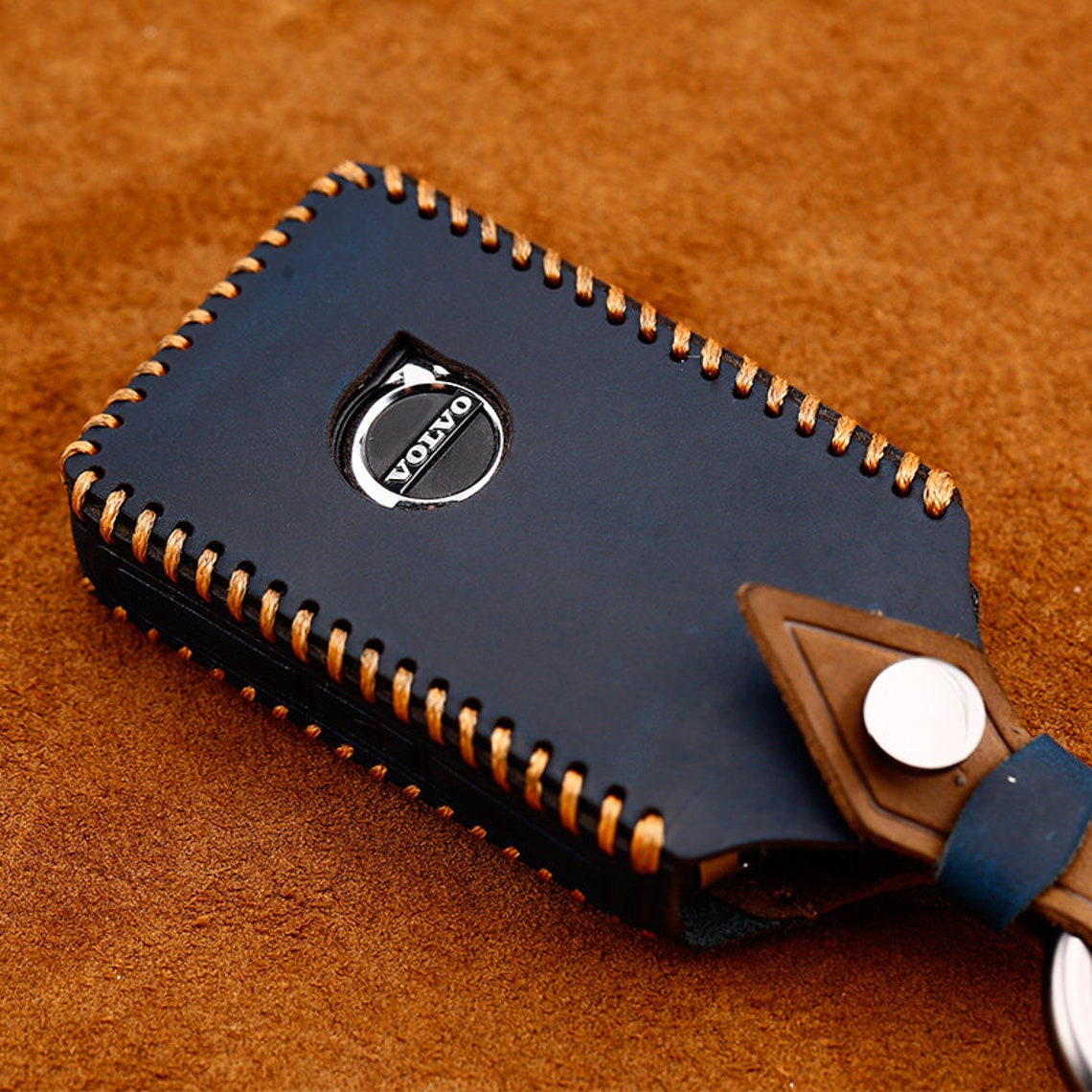 Volvo Series Remote Key Case Leather Car Key Fob Cover Car Etsy