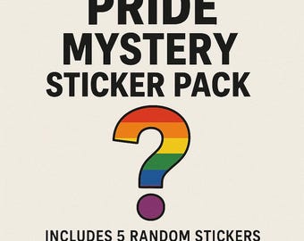 Pride Mystery Sticker Pack | LGBTQ+ Vinyl Decals (5-Piece)