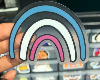 Trans pride Adesivo arcobaleno