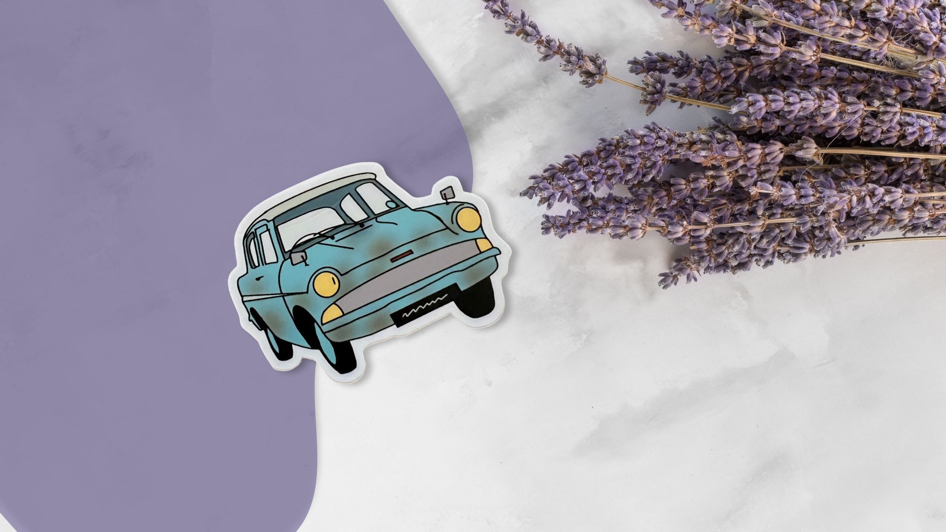 Flying Car | HP| Water Bottle Stickers | Laptop Stickers | Waterproof ...