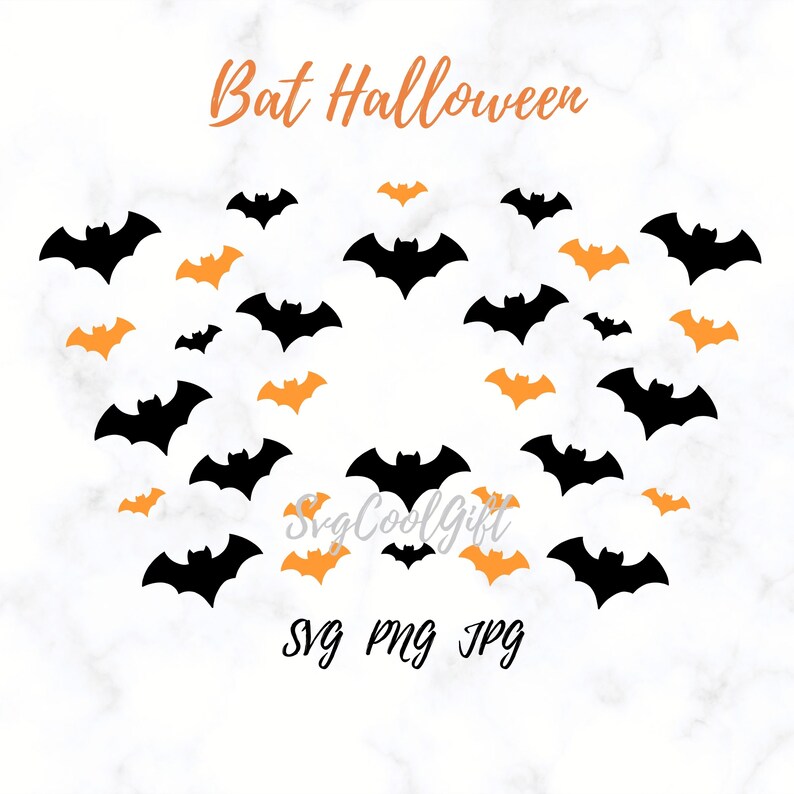 Download Halloween Bats Starbucks svg SVG for Starbucks Cup Bat | Etsy