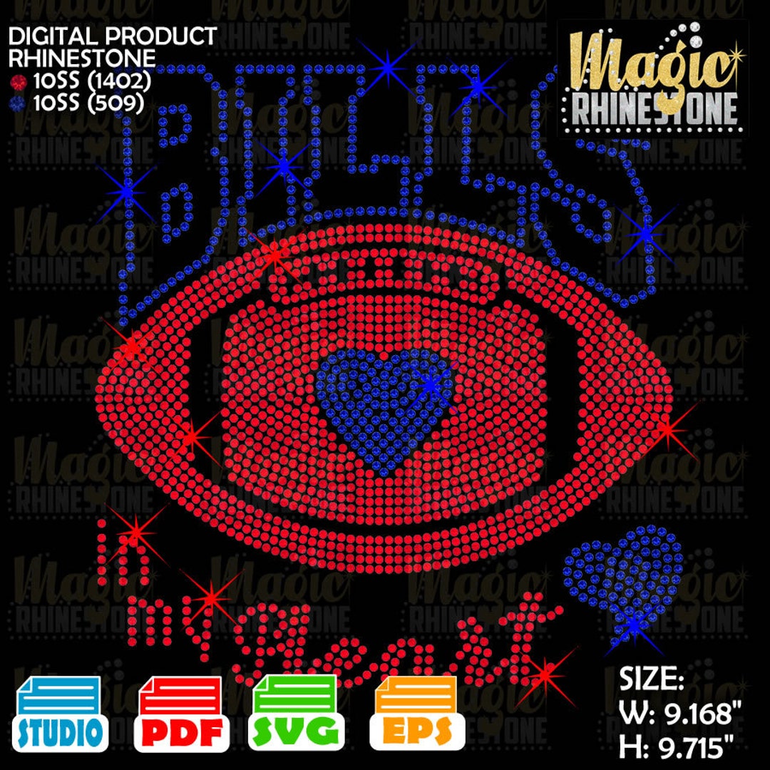 Bills Ball Rhinestone, Football Rhinestone Svg, Bills Hearts Svg, Bills ...