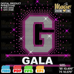 Letter G Spray Rhinestone, Frame Letter G svg,  Rhinestone university font svg,  Rhinestone font For Cricut, university font