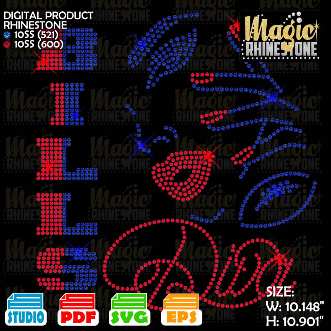 Bills Rhinestone, Football Rhinestone Svg, Bills Woman Svg, Bills Girls ...