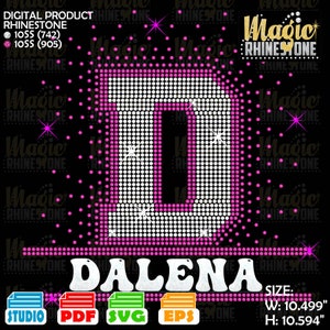 Letter D Spray Rhinestone, Frame Letter H svg,  Rhinestone university font svg,  Rhinestone font For Cricut, university font