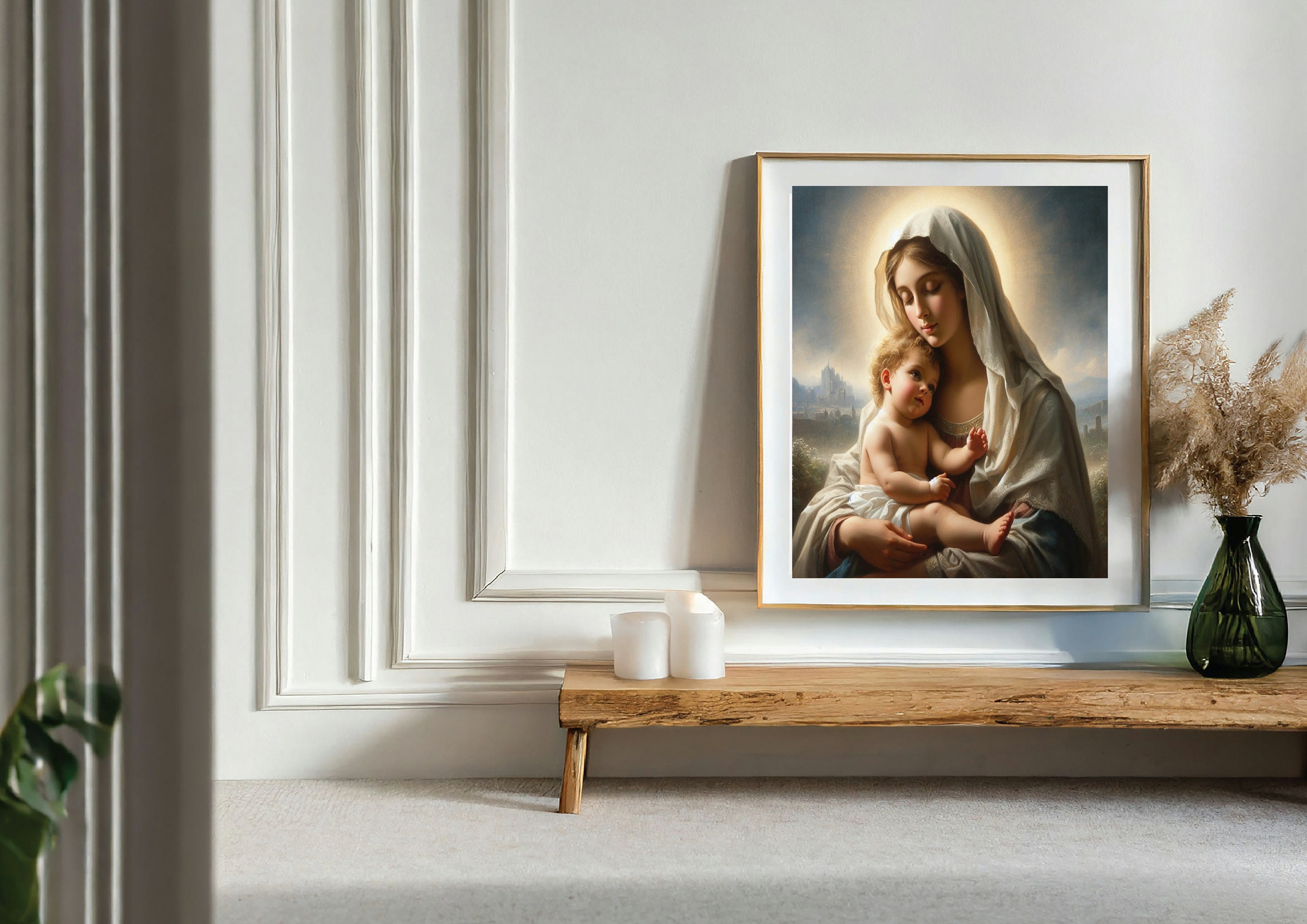 Mary & Jesus Art 6x8