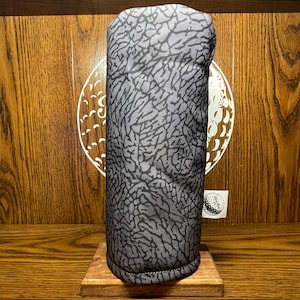 Jordan Inpsired Elephant Print Golf Driver Headcover Ballistic Nylon & Fleece lined - Barrel Style