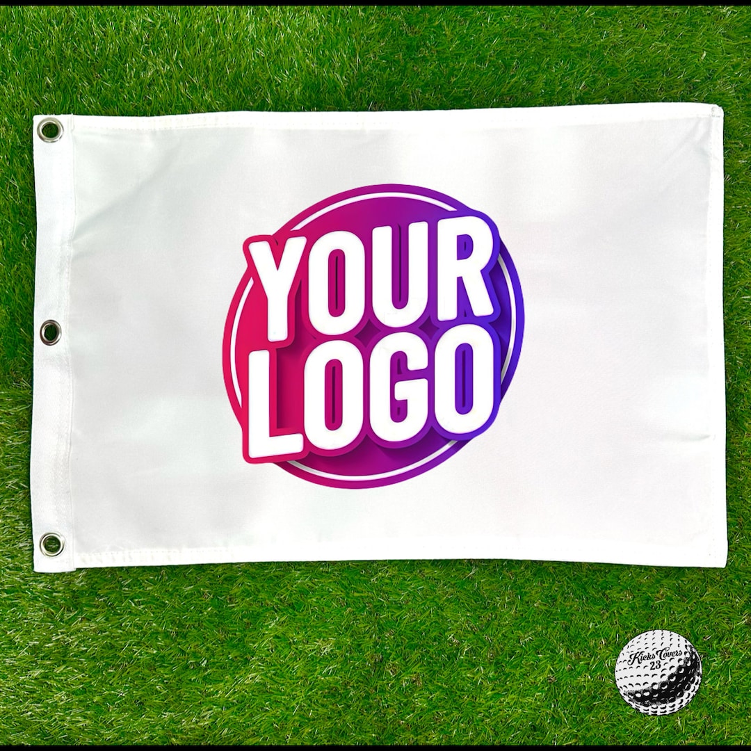 Custom Golf Pin Flag Your Custom Logo, Picture, Image, Text, or ...