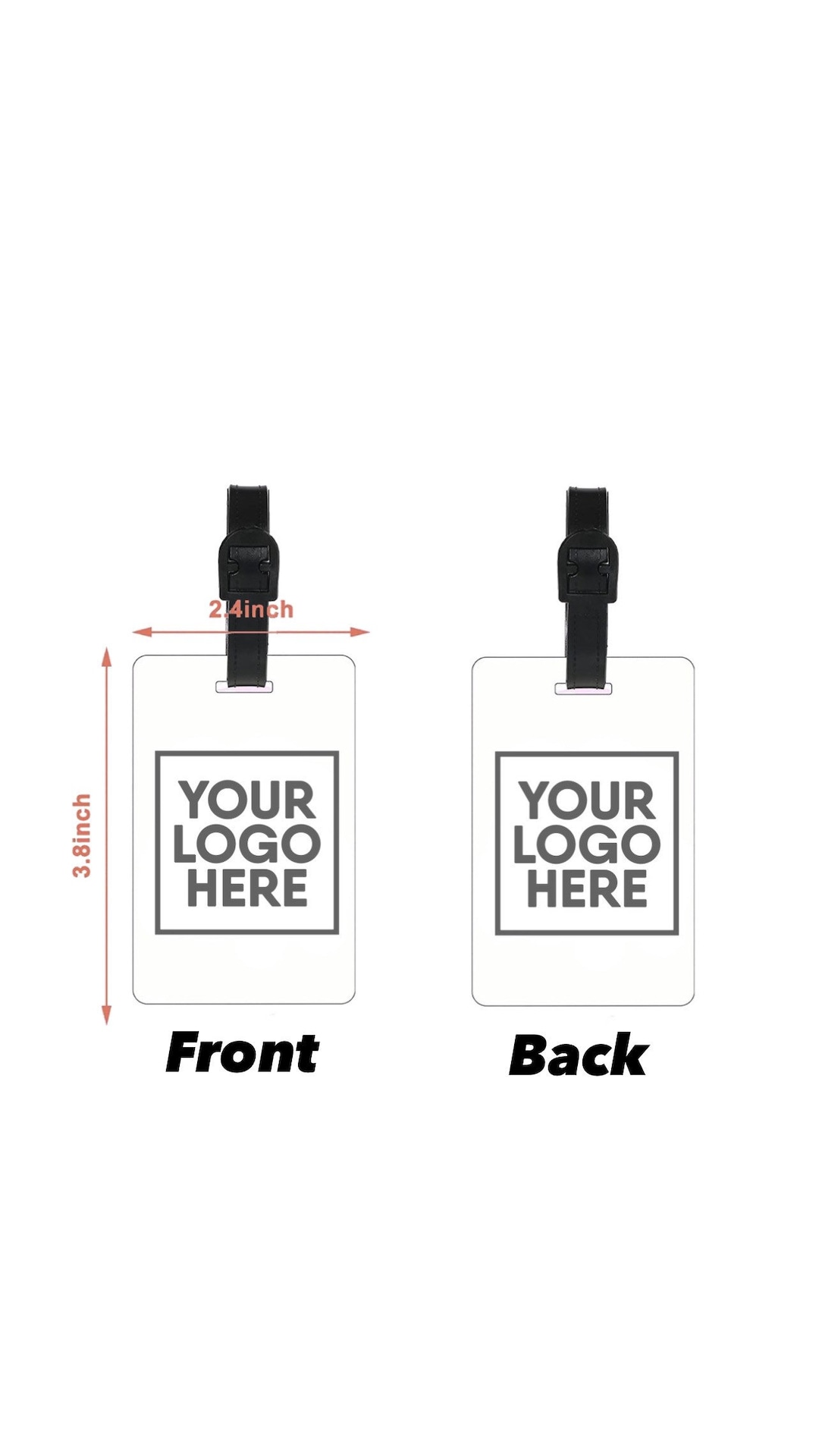 Custom Golf Bag Tag Luggage Tag Club Bag Tag Custom Image, Text, Quote, Logo Golf Gift by