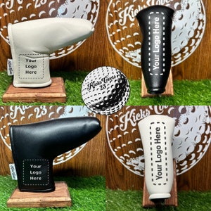 Custom Golf Putter Blade Covers: Custom Image, Text, Quote, Logo Golf Gift
