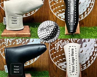 Custom Golf Putter Blade Covers: Custom Image, Text, Quote, Logo Golf Gift