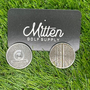 Triple Track Elephant Markierer für Golfbälle aus Titan & Edelstahl