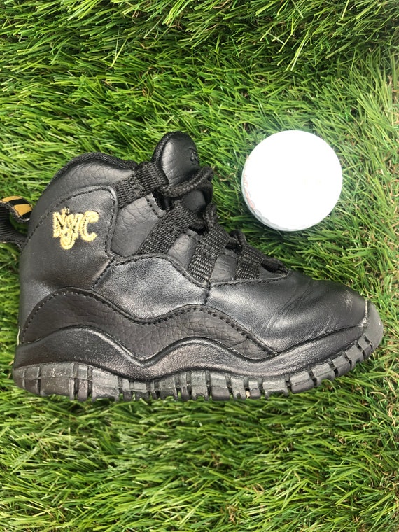 Jordan 10 Ten NYC Black Gold Putter Cover Club Head Sneaker 