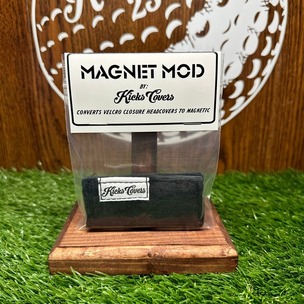 Magnet Mod by KicksCovers - Converts Velcro Headcovers to Magnetic - 100% Reversible Scotty Cameron Magnetic Headcover Swap