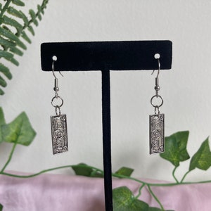 100 Dollar Bill Earrings