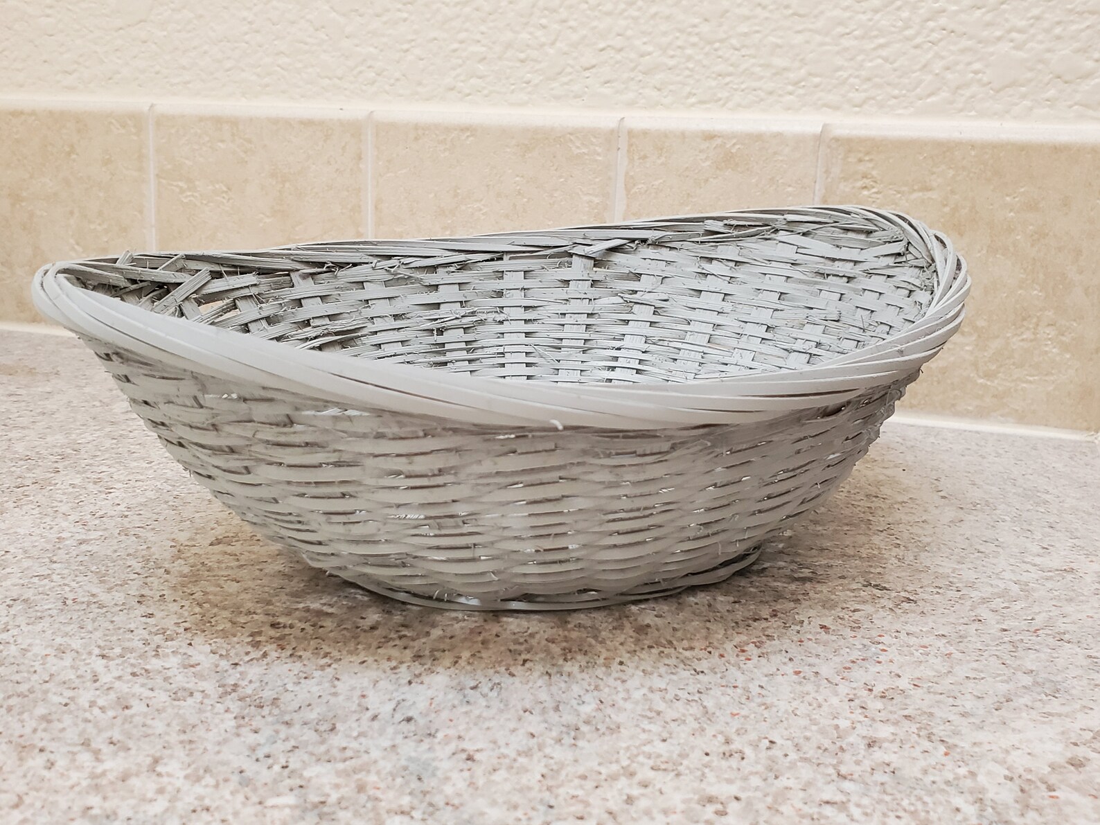 Small Gray Basket Etsy