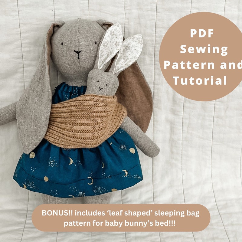 Cloth Rabbit Pattern - Etsy