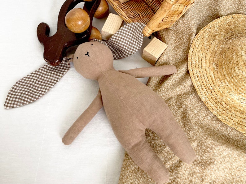 Basic Bunny PDF Sewing Pattern DIY Linen Rabbit Sewing - Etsy