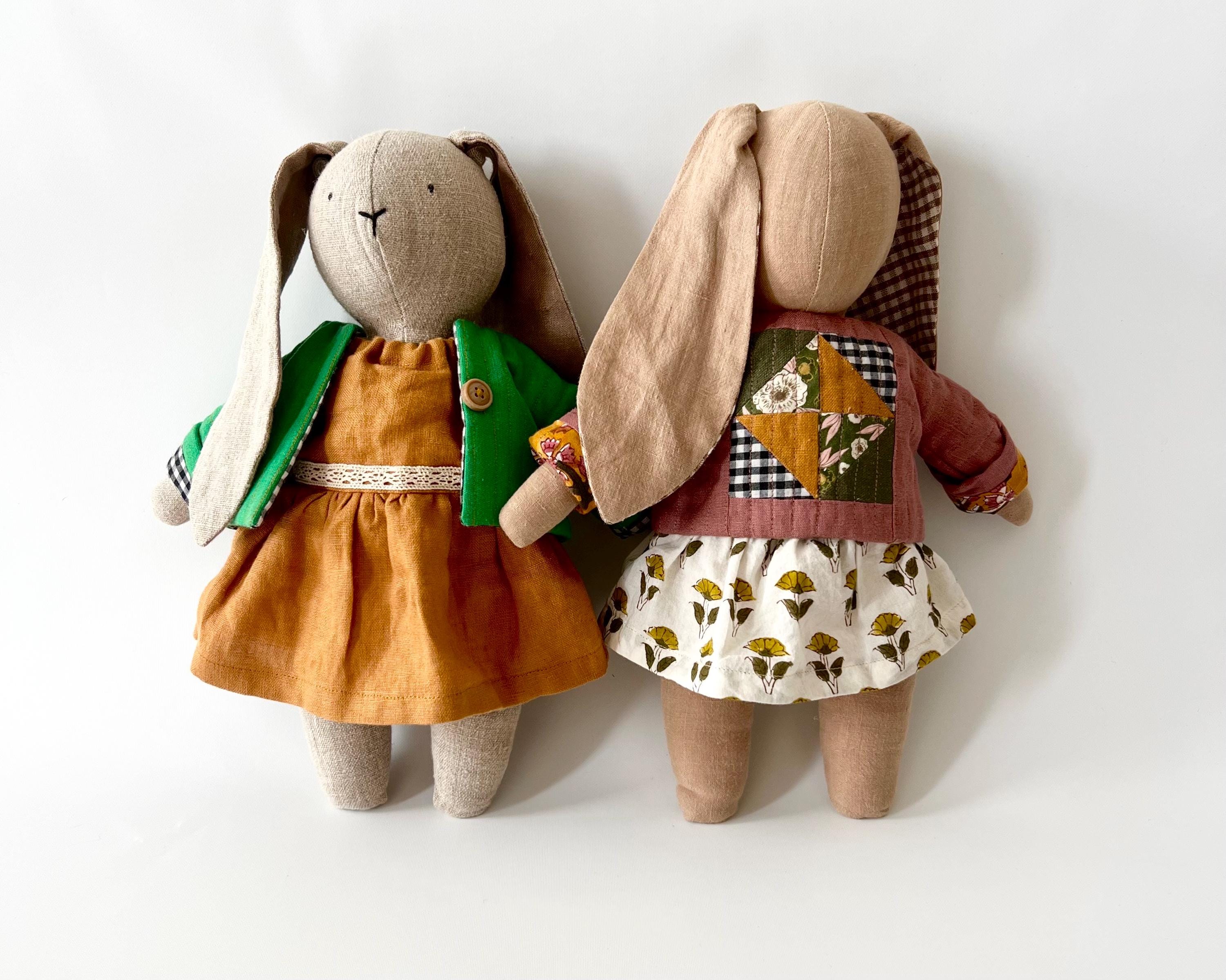 Bunny Sewing Pattern: Quilted Coat, Dress & Scarf (PDF Download) - Etsy