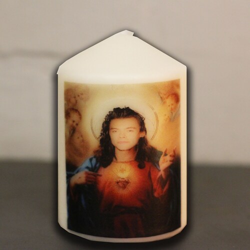 Rose Harry Styles Prayer Candle Ecofriendly Etsy