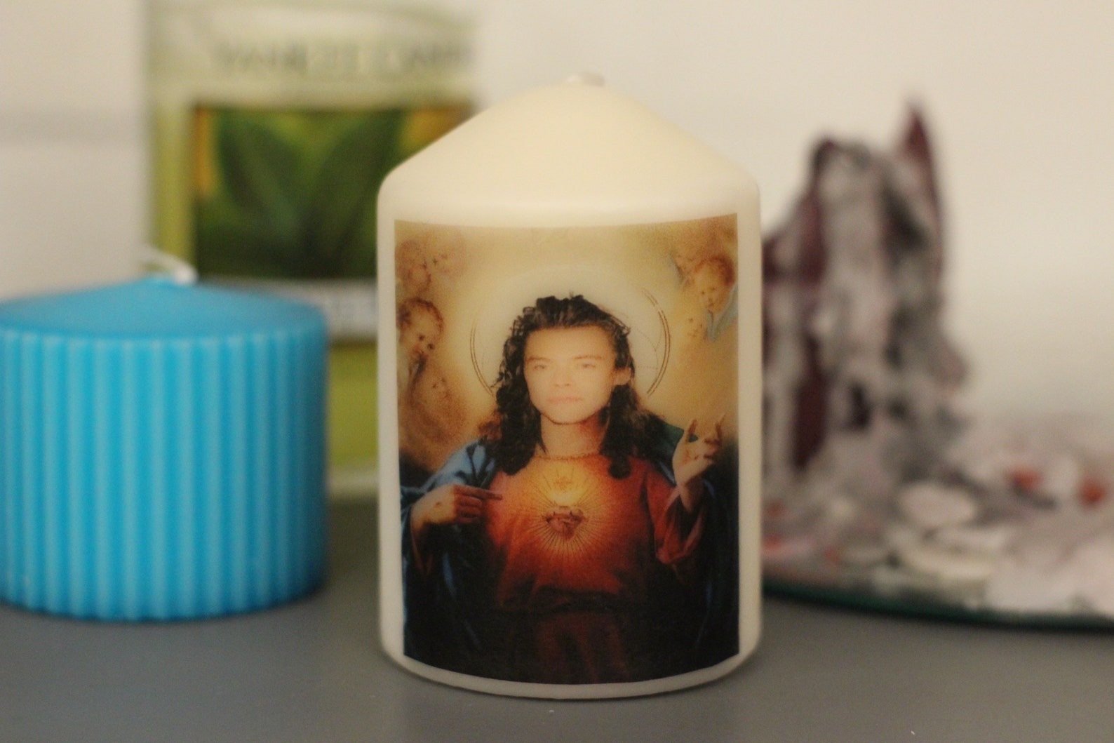 Harry Styles Jesus Kerze Etsy