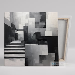 Large Abstract Painting Beige Abstract Artwork Minimalist Abstract Painting Home Wall Decorating Modern Wall Art Home Decor Monochrome Art