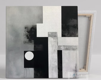 Photo inspiration: Monochrome Red Abstract Painting Modern Abstract Artwork Minimalist Photo Inspiration