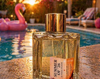 Summer of '26 Eau de Parfum – Tropical Citrus Mango Papaya Mint  Skin Scent