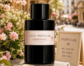 NAIA POPULAR by naia fleur | Limited Edition Perfume | Soft Floral Powder Skin Scent | Sweet Clean Fragrance |