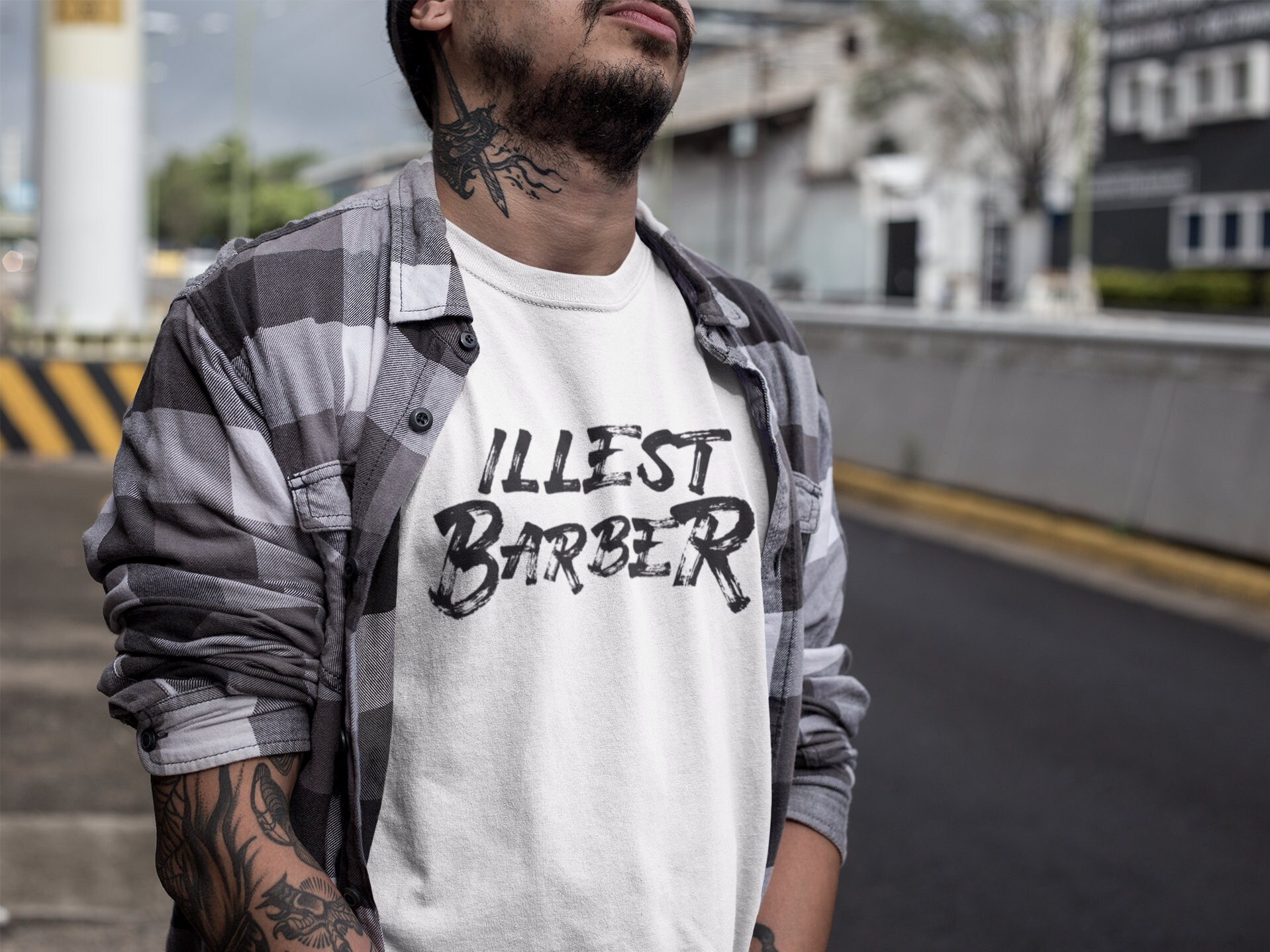 ILLEST BARBER TSHIRT Hair Salon Tshirt for Adult Men Women Etsy