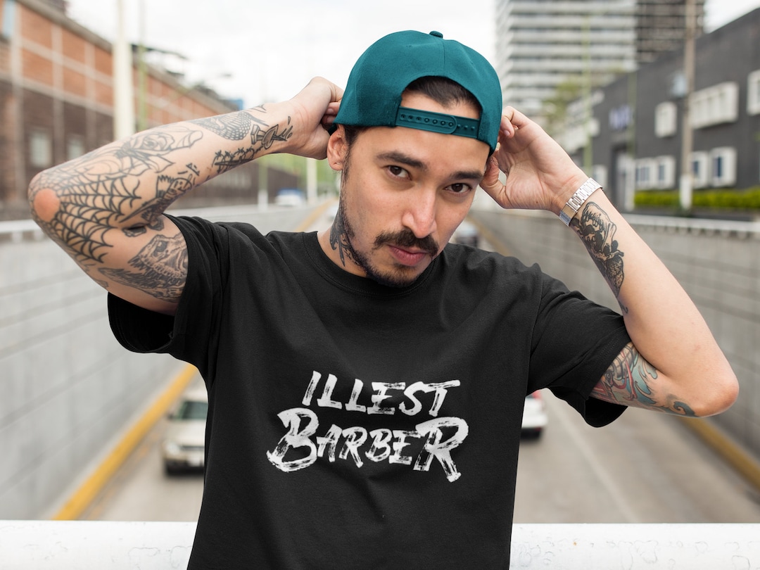 ILLEST BARBER TSHIRT Hair Salon Tshirt for Adult Men Women Etsy